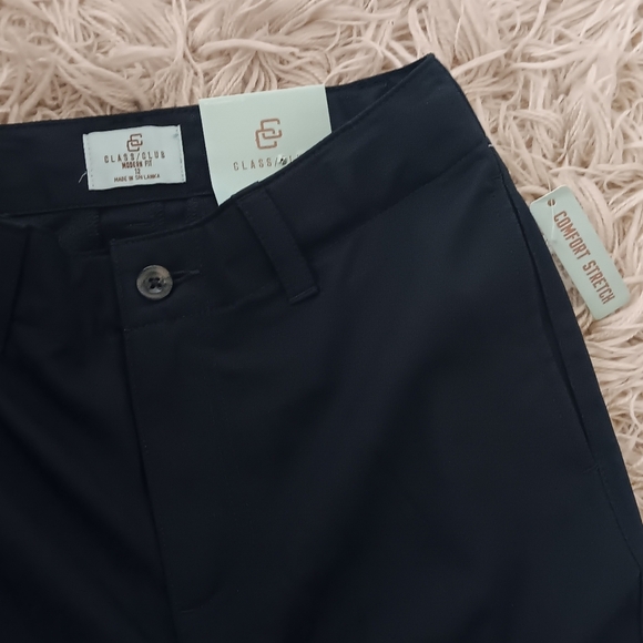 Class Club Boys Modern Fit Shorts Size 12 Navy Blue NWT - Picture 2 of 3